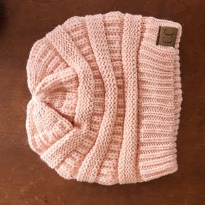C.C. Cable Knit Beanie